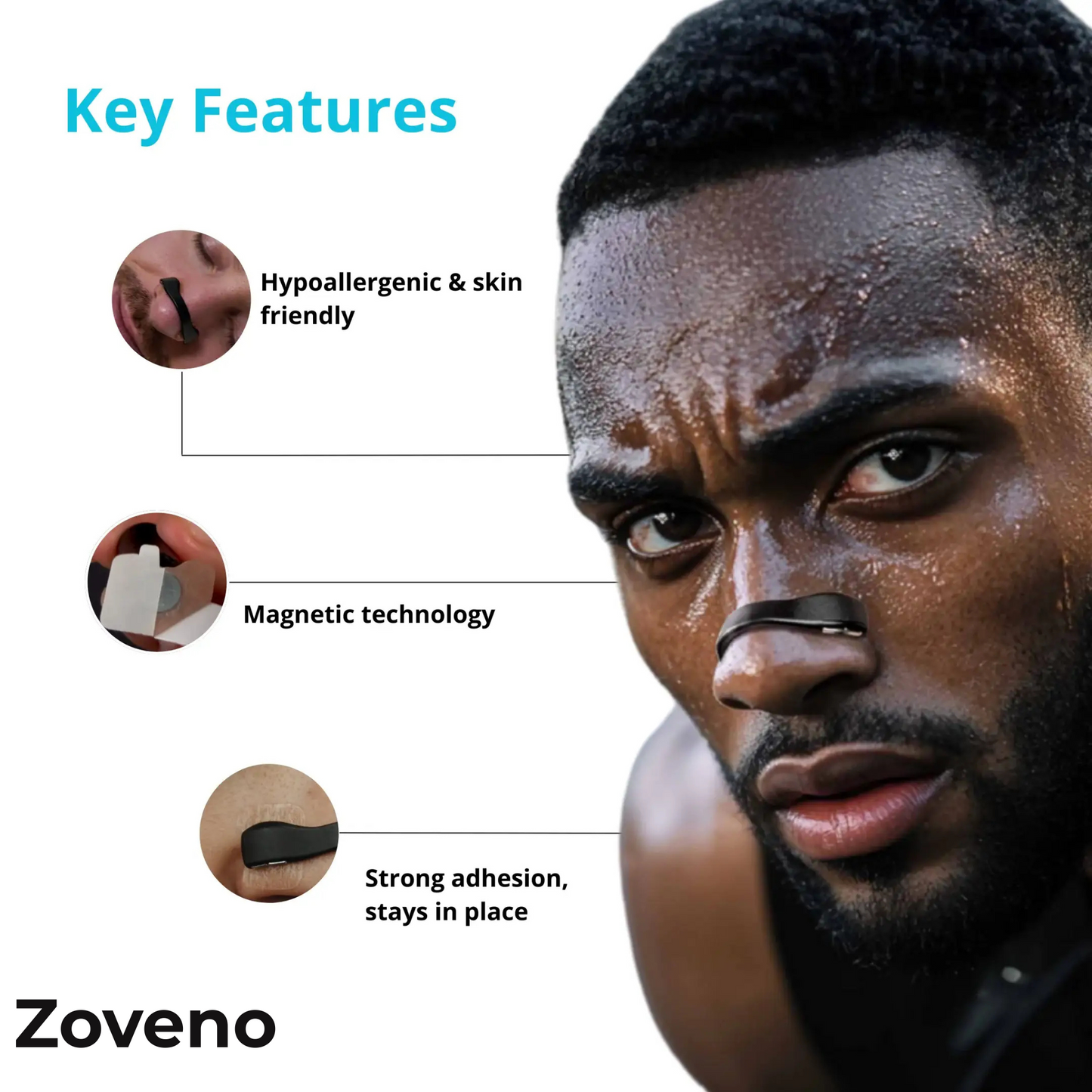 Zoveno™ Magnetic Nose Strips