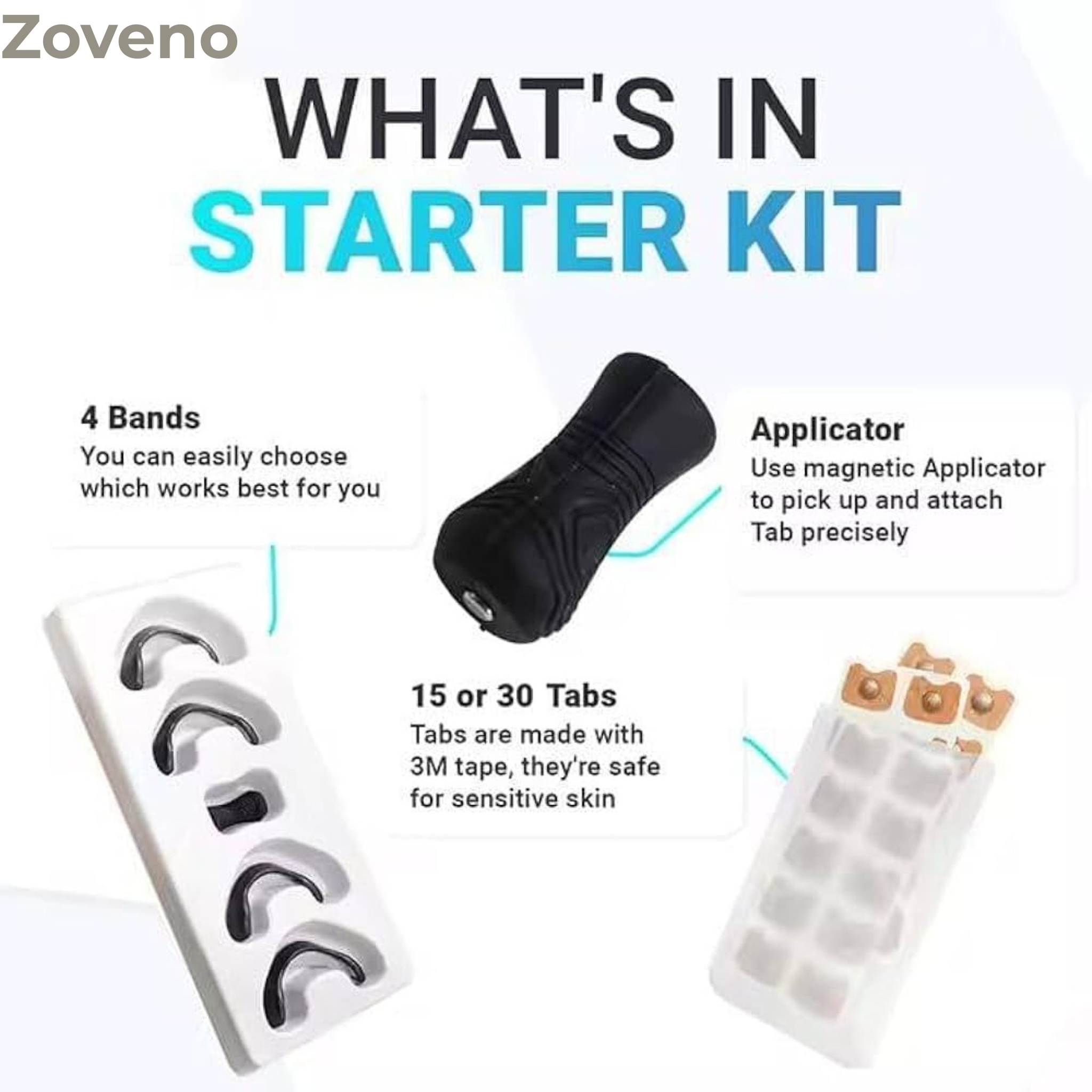 Zoveno™ Magnetic Nose Strips